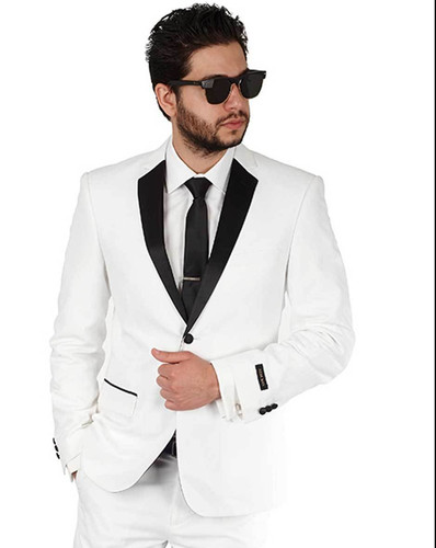 Slim fit button white with - fit, 2