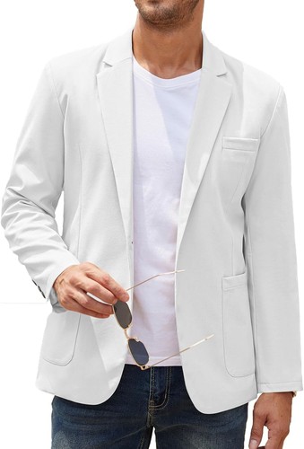 Men lightweight linen blazer - men's,